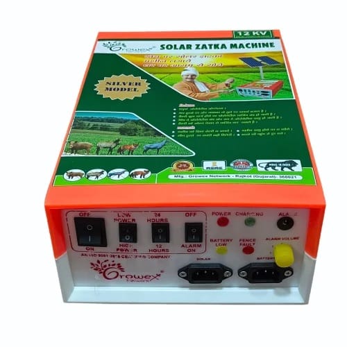 Growex Solar Jhatka Machine – Solar Zatka System for Agricultural Fencing